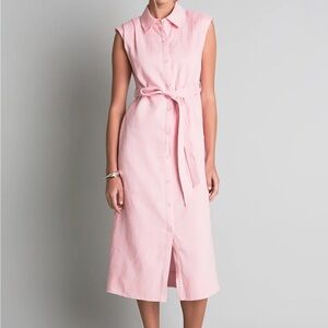 English Factory Pink Midi Dress